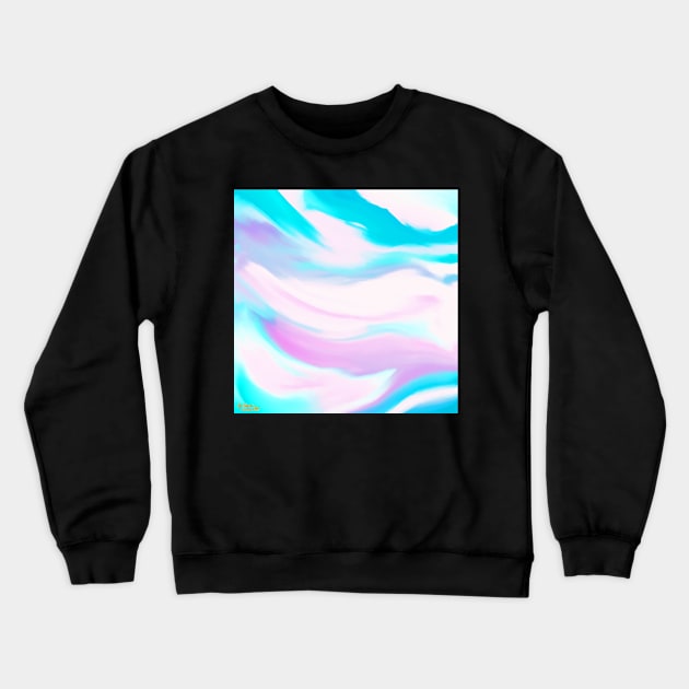 Melty Ice Cream Abstract Crewneck Sweatshirt by BonBonBunny